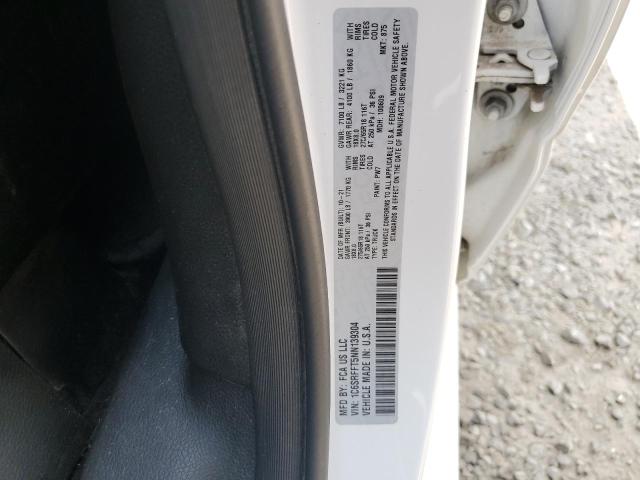 1C6SRFFT5NN139304 - 2022 RAM 1500 BIG HORN/LONE STAR WHITE photo 12