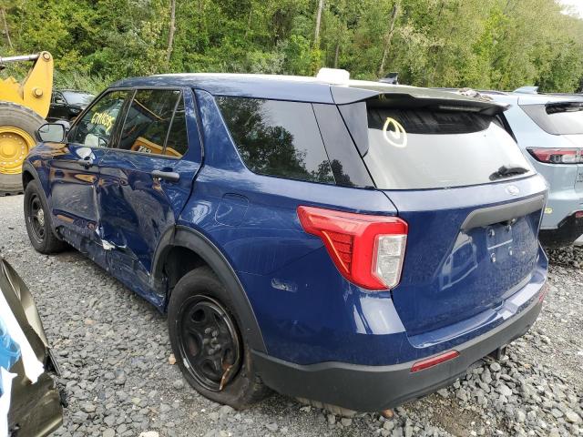 1FM5K8ABXLGD01994 - 2020 FORD EXPLORER POLICE INTERCEPTOR BLUE photo 2