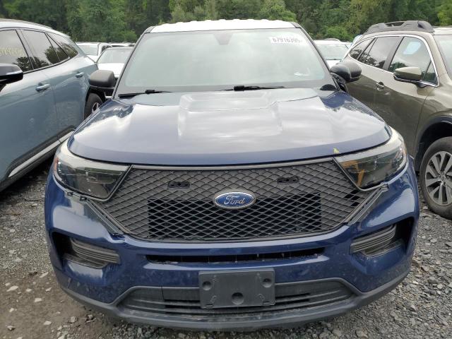 1FM5K8ABXLGD01994 - 2020 FORD EXPLORER POLICE INTERCEPTOR BLUE photo 5