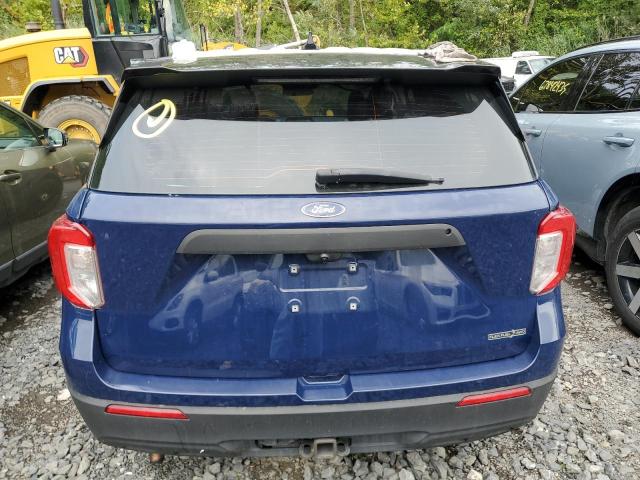 1FM5K8ABXLGD01994 - 2020 FORD EXPLORER POLICE INTERCEPTOR BLUE photo 6