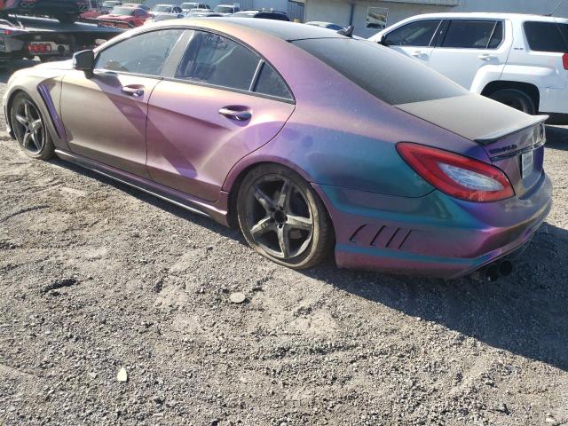 WDDLJ7DB4CA011554 - 2012 MERCEDES-BENZ CLS 550 PURPLE photo 2