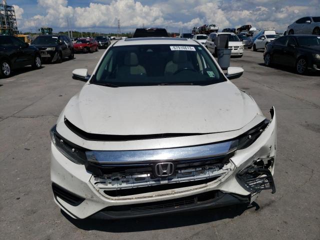 19XZE4F95KE001211 - 2019 HONDA INSIGHT TOURING WHITE photo 5