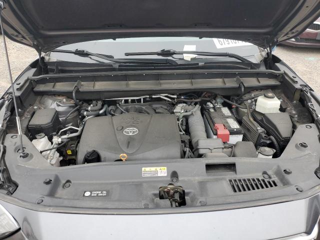 5TDHZRBH1MS556305 - 2021 TOYOTA HIGHLANDER XLE ნაცრისფერი ფოტო 12