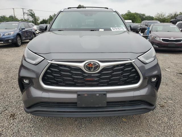 5TDHZRBH1MS556305 - 2021 TOYOTA HIGHLANDER XLE ნაცრისფერი ფოტო 5