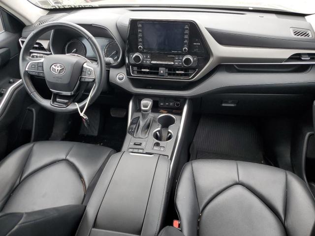 5TDHZRBH1MS556305 - 2021 TOYOTA HIGHLANDER XLE ნაცრისფერი ფოტო 8