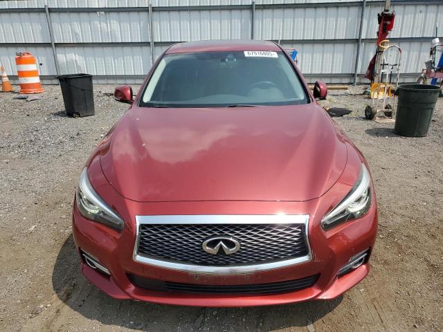 JN1BV7AR6FM416493 - 2015 INFINITI Q50 BASE MAROON photo 5