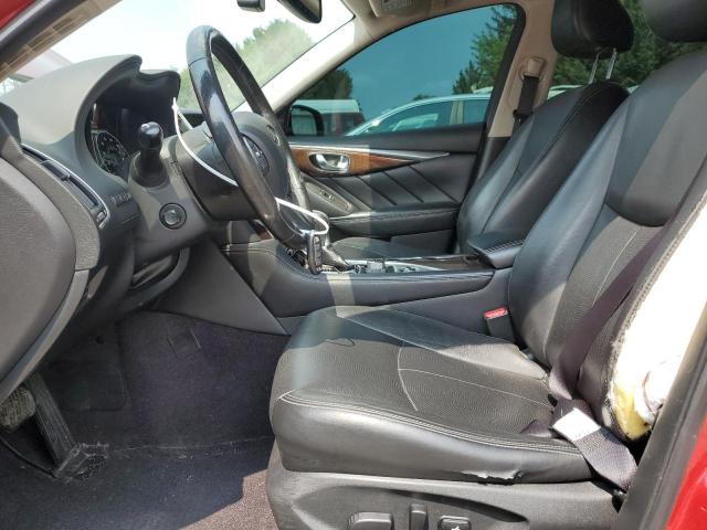 JN1BV7AR6FM416493 - 2015 INFINITI Q50 BASE MAROON photo 7