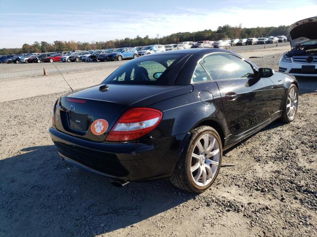 WDBWK56F75F056095 - 2005 MERCEDES-BENZ SLK 350 BLACK photo 3