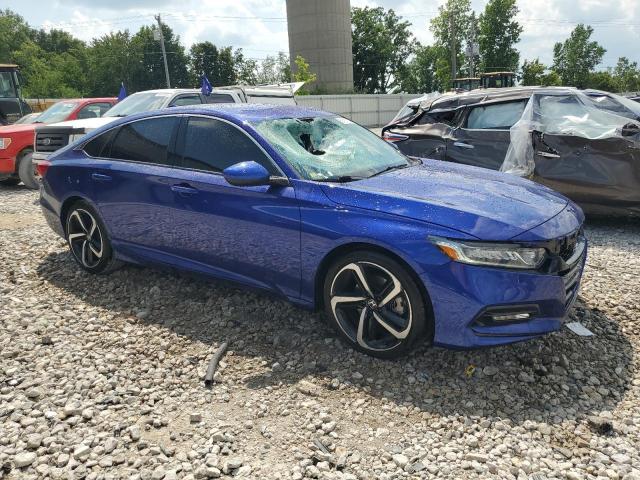1HGCV1F31JA193374 - 2018 HONDA ACCORD SPORT Mavi foto 4