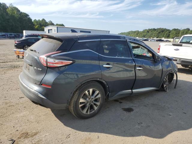 5N1AZ2MH1HN109552 - 2017 NISSAN MURANO S BLUE photo 3