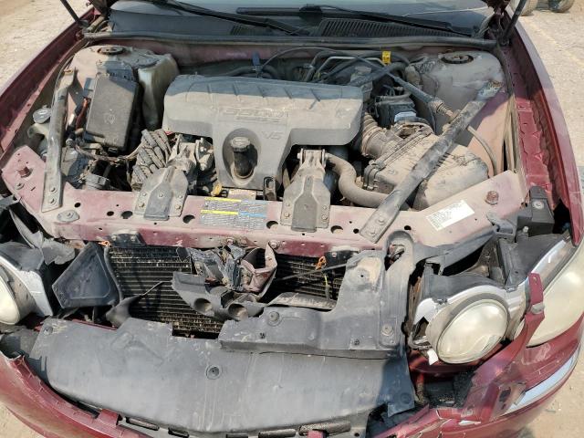 2G4WD582891145012 - 2009 BUICK LACROSSE CXL MAROON photo 11