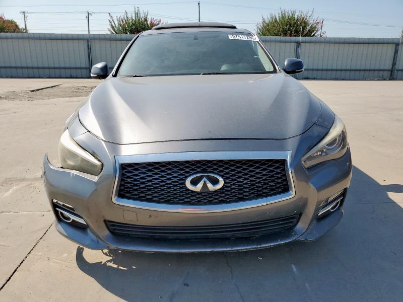 JN1BV7AP4EM692569 - 2014 INFINITI Q50 BASE ნაცრისფერი ფოტო 5