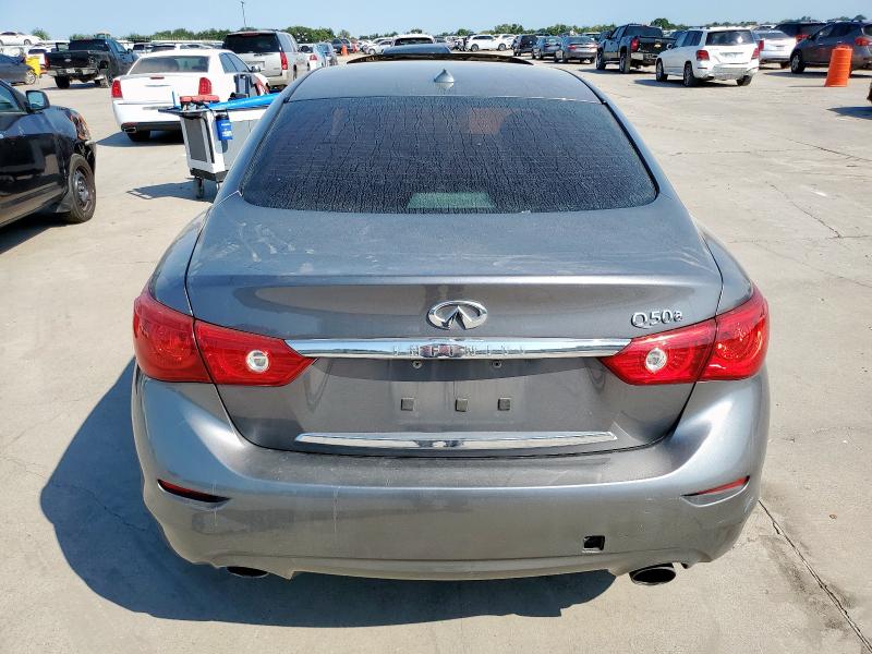 JN1BV7AP4EM692569 - 2014 INFINITI Q50 BASE ნაცრისფერი ფოტო 6