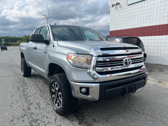 5TFUY5F13EX354746 - 2014 TOYOTA TUNDRA DOUBLE CAB SR/SR5 SILVER photo 1