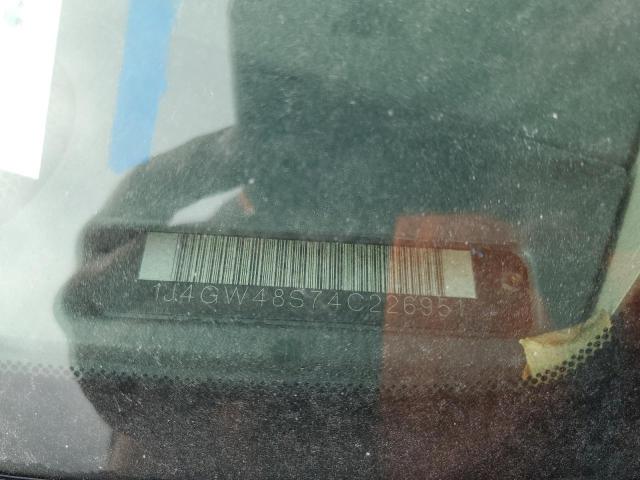 1J4GW48S74C226951 - 2004 JEEP GRAND CHEROKEE LAREDO მწვანე ფოტო 13