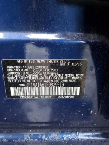 JF1VA1A61F9829519 - 2015 SUBARU WRX BLUE photo 12