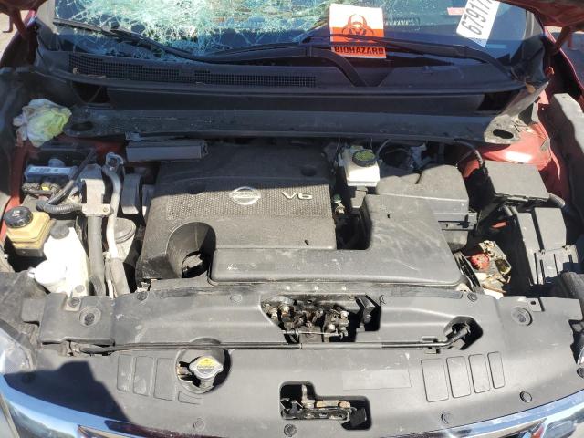 5N1AR2MM7DC610660 - 2013 NISSAN PATHFINDER S Qırmızı foto 12