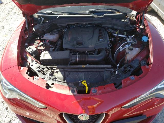 ZASPAKBN4N7D37423 - 2022 ALFA ROMEO STELVIO TI RED photo 12