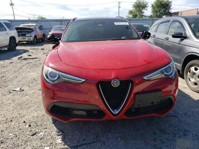 ZASPAKBN4N7D37423 - 2022 ALFA ROMEO STELVIO TI RED photo 5