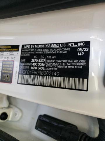 4JGFB4FB0RB002140 - 2024 MERCEDES-BENZ GLE 350 4MATIC WHITE photo 13