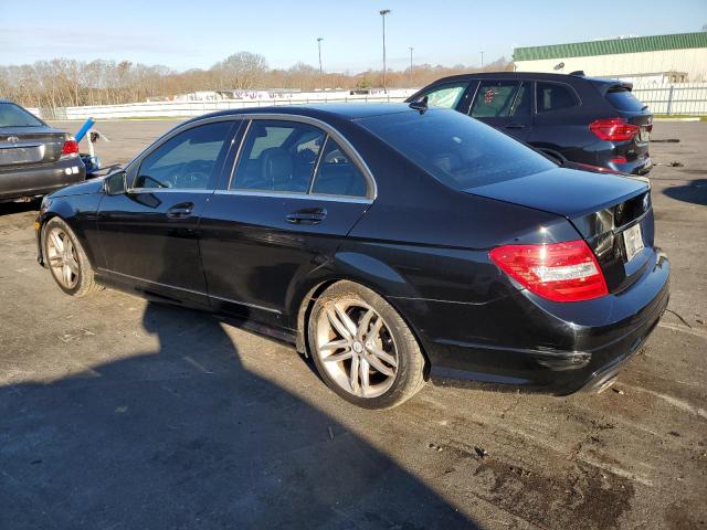 WDDGF8BB5CR194430 - 2012 MERCEDES-BENZ C 300 4MATIC BLACK photo 2