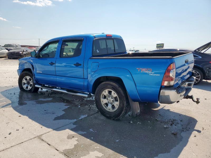 3TMLU42N79M028115 - 2009 TOYOTA TACOMA DOUBLE CAB BLUE photo 2