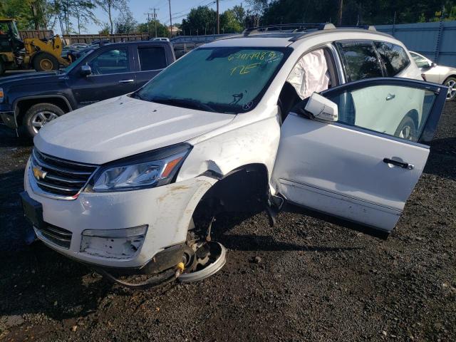 1GNKVJKD5GJ236087 - 2016 CHEVROLET TRAVERSE LTZ WHITE photo 1