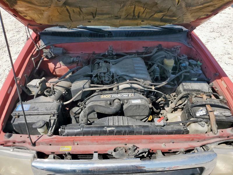 4TAWN72N5YZ632184 - 2000 TOYOTA TACOMA XTRACAB RED photo 11