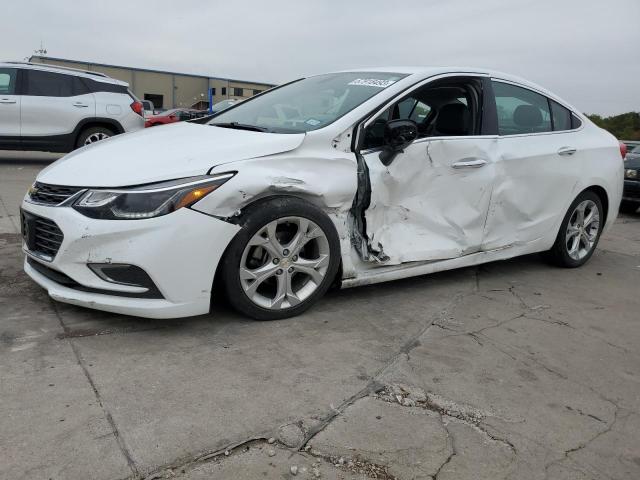 1G1BF5SM0J7183213 - 2018 CHEVROLET CRUZE PREMIER WHITE photo 1