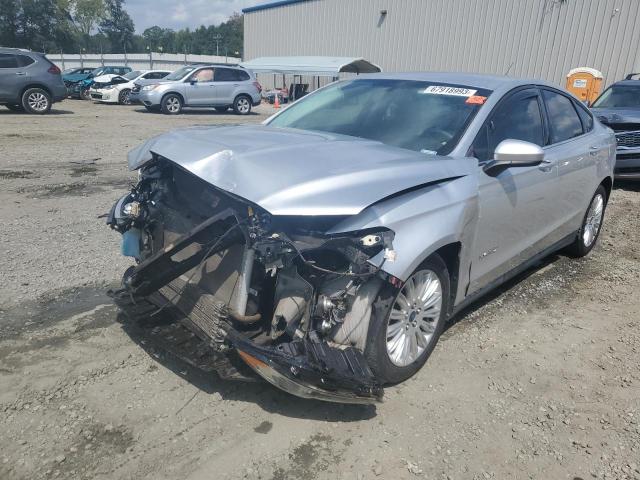 3FA6P0UU2ER173339 - 2014 FORD FUSION S HYBRID SILVER photo 1