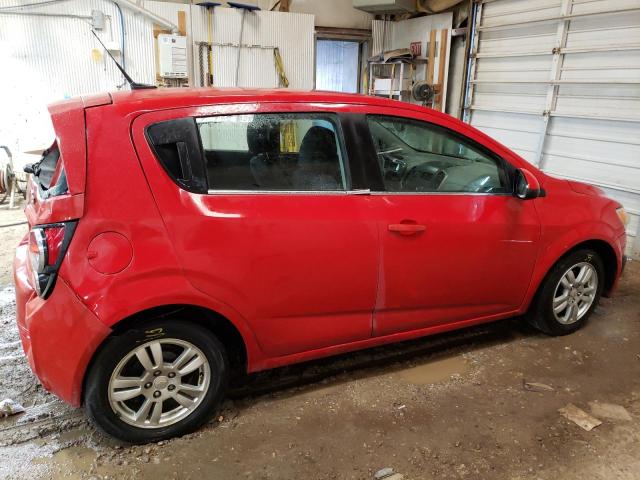 1G1JC6SH7D4171627 - 2013 CHEVROLET SONIC LT RED photo 3