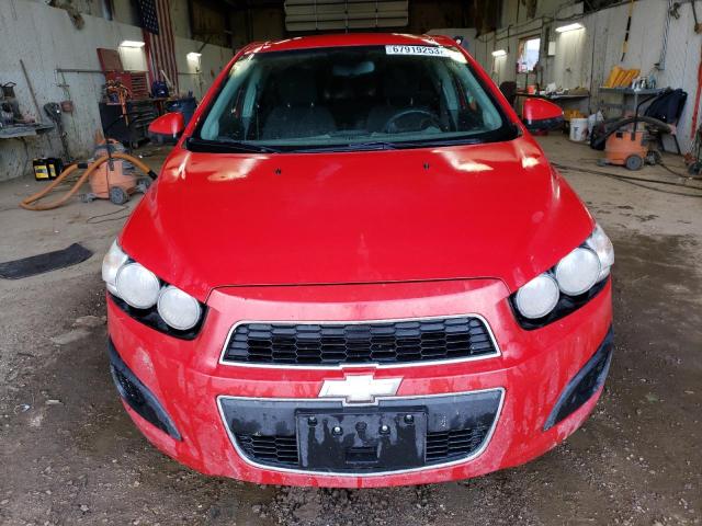 1G1JC6SH7D4171627 - 2013 CHEVROLET SONIC LT RED photo 5