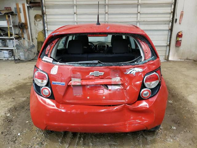 1G1JC6SH7D4171627 - 2013 CHEVROLET SONIC LT RED photo 6