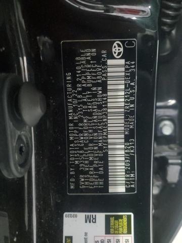 5YFEPMAE5NP381148 - 2022 TOYOTA COROLLA LE 黑色 照片 12