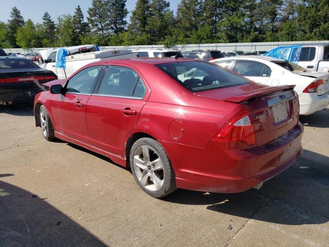 3FAHP0KCXAR170069 - 2010 FORD FUSION SPORT BURGUNDY photo 2