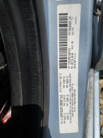 1C3CDZAB1DN567319 - 2013 DODGE AVENGER SE BLUE photo 12