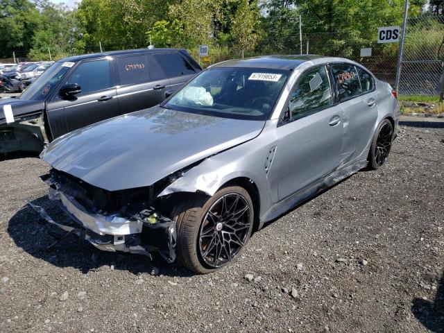 WBS33AY05PFN83910 - 2023 BMW M3 COMPETITION GRAY photo 1
