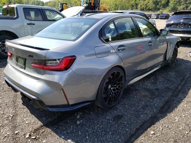WBS33AY05PFN83910 - 2023 BMW M3 COMPETITION GRAY photo 3