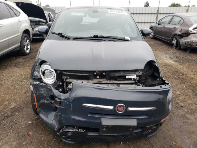 3C3CFFGE2HT547872 - 2017 FIAT 500 ELECTRIC GRAY photo 5