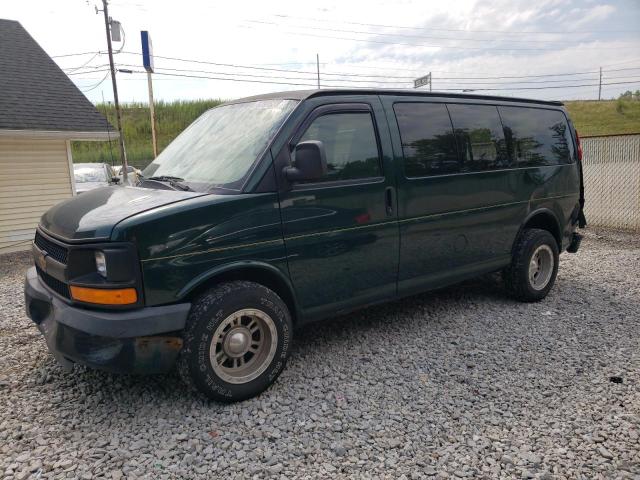1GNUGBD44A1109313 - 2010 CHEVROLET EXPRESS G1 LS GREEN photo 1