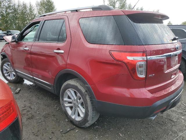 1FM5K8D84EGA55026 - 2014 FORD EXPLORER XLT RED photo 2