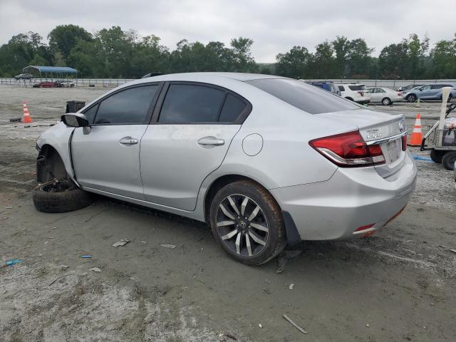 2HGFB2F9XFH538491 - 2015 HONDA CIVIC EXL SILVER photo 2