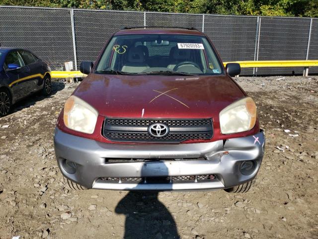 JTEGD20V950073042 - 2005 TOYOTA RAV4 BURGUNDY photo 5