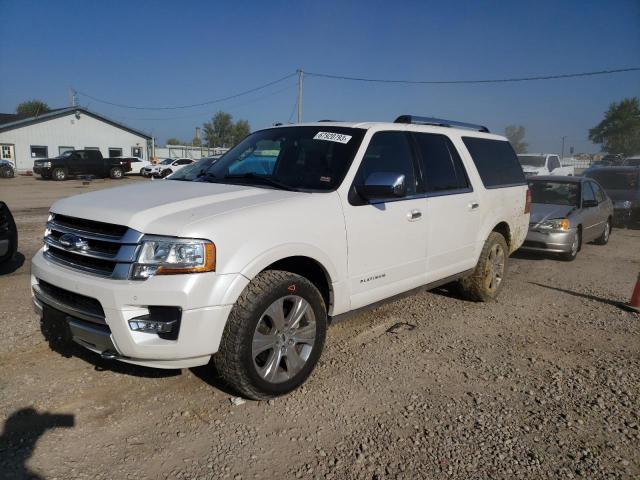 1FMJK1MTXFEF37913 - 2015 FORD EXPEDITION EL PLATINUM WHITE photo 1