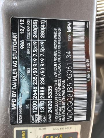 WDCGG8JB5DG061134 - 2013 MERCEDES-BENZ GLK 350 4MATIC BROWN photo 13