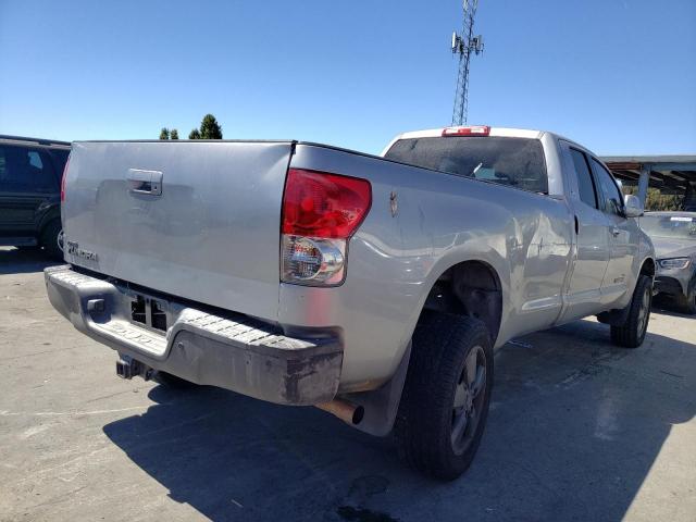 5TFSV54167X002654 - 2007 TOYOTA TUNDRA DOUBLE CAB SR5 GRAY photo 3