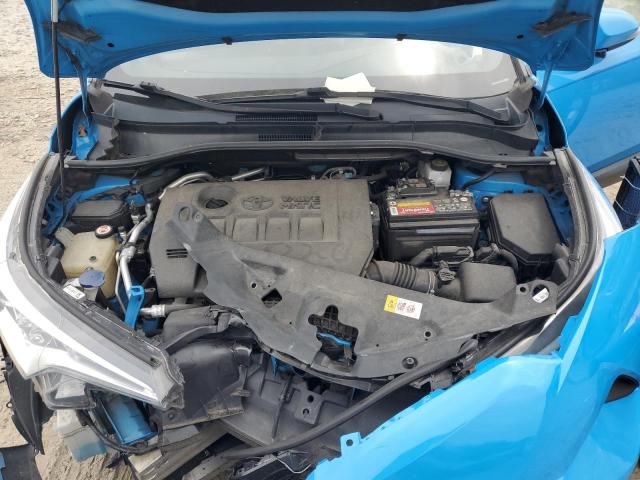 NMTKHMBX7KR068832 - 2019 TOYOTA C-HR XLE Bleu photo 11