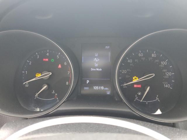 NMTKHMBX7KR068832 - 2019 TOYOTA C-HR XLE Bleu photo 9