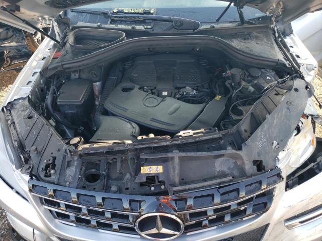 4JGDA5HB0FA597554 - 2015 MERCEDES-BENZ ML 350 4MATIC SILVER photo 11