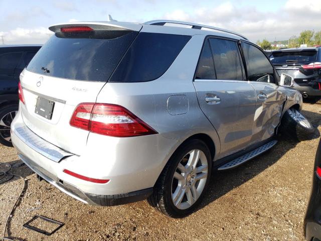 4JGDA5HB0FA597554 - 2015 MERCEDES-BENZ ML 350 4MATIC SILVER photo 3